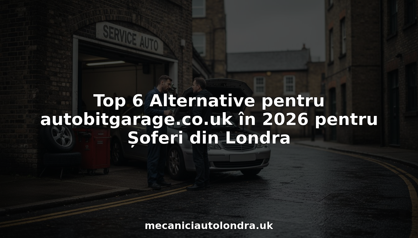 Un mecanic îi oferă sfaturi unui șofer chiar la intrarea în service-ul auto din Londra.
