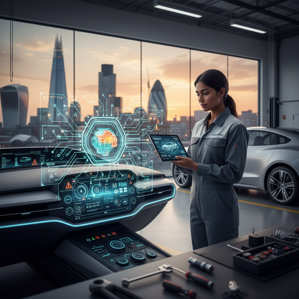 diagnosticare computerizat auto londra martori de bord aprin
