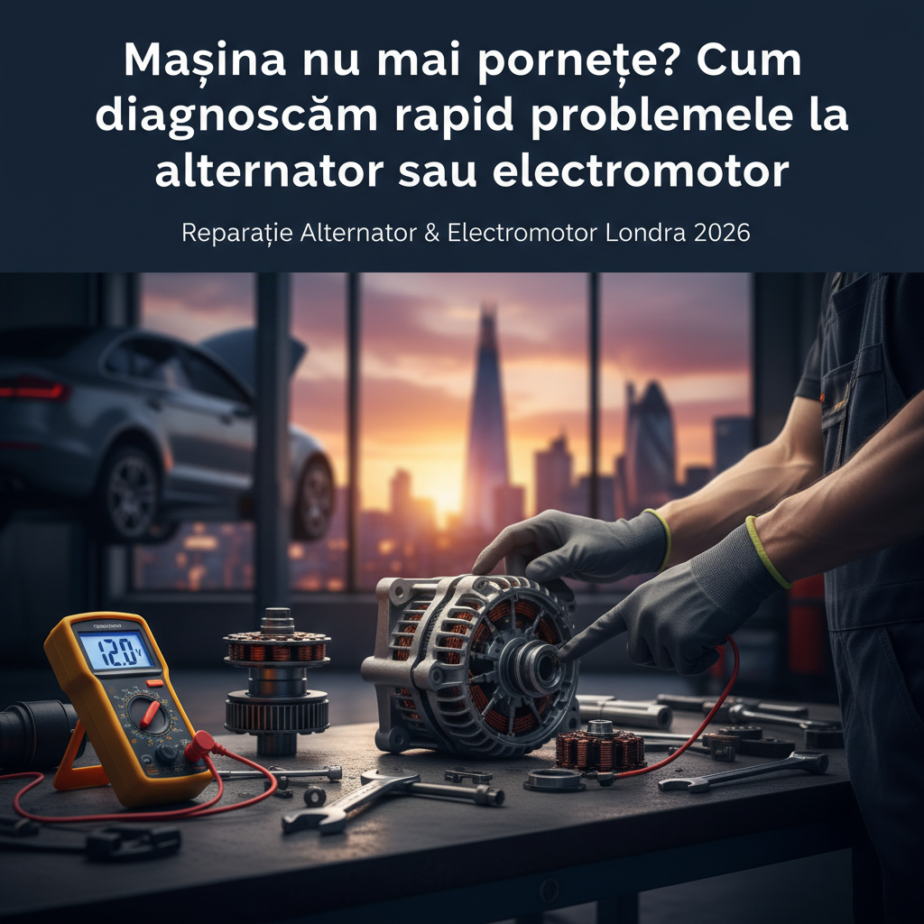 ma ina nu porne te diagnostic alternator i electromotor 2026